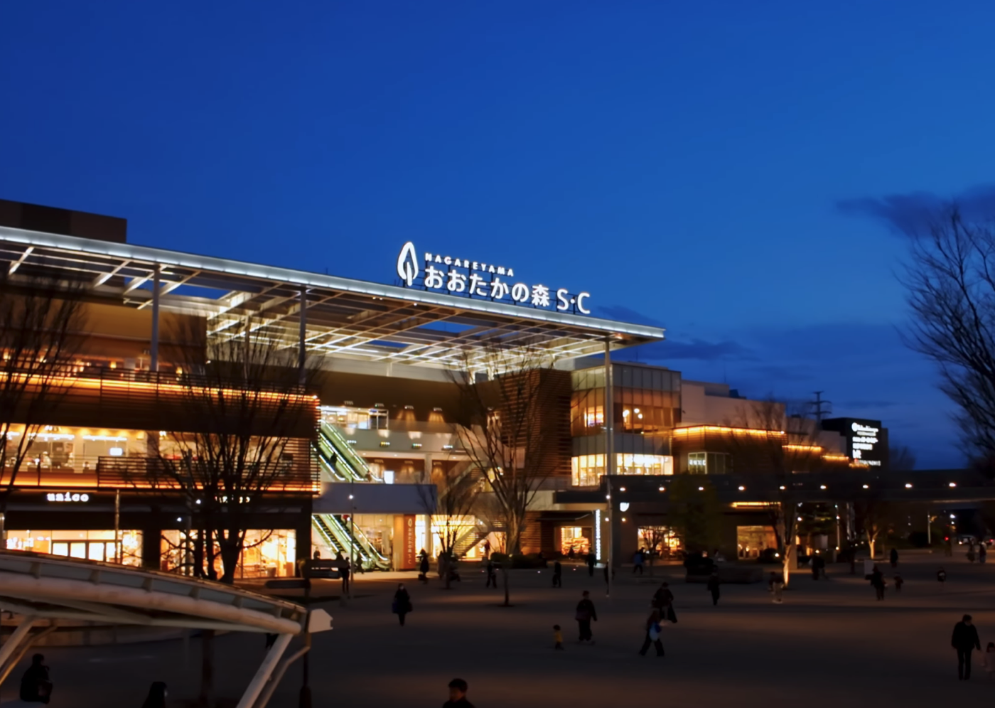 流山の街並み・大鷹の森